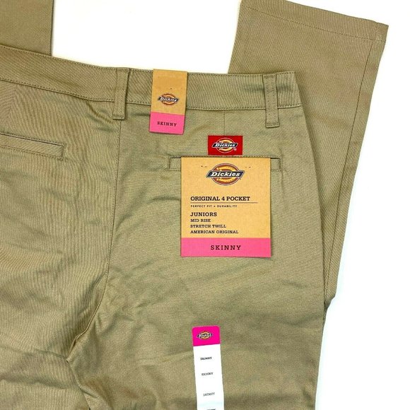 Juniors Dickies Skinny 4 Pocket Stretch 